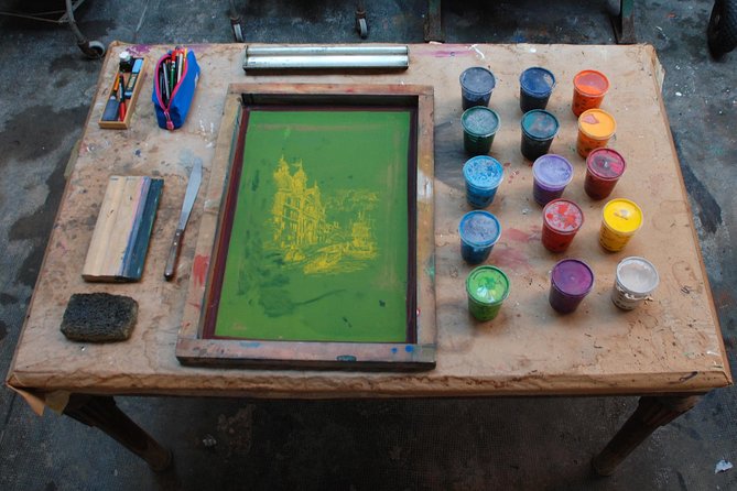 Basic Artistic Screen Printing Course - Logistics that affect your day: meeting point, mobile ticket, and the Venice access fee