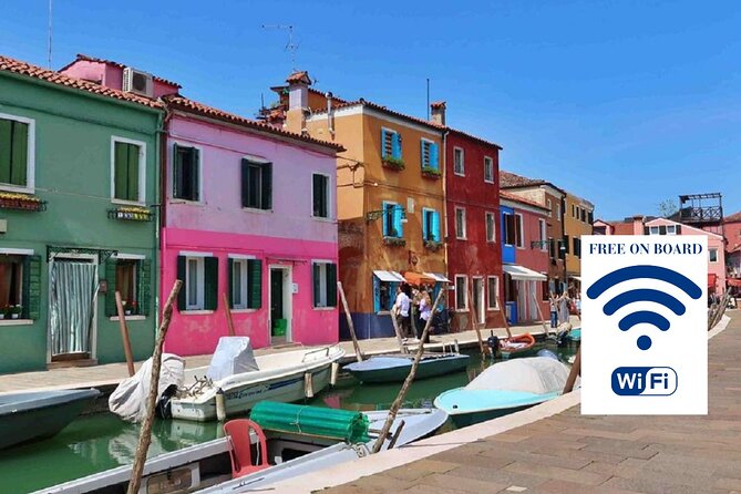Boat excursion to the islands of Murano, Burano and Torcello - Burano’s 2 Hours: Color Houses, Lace, and Room to Breathe
