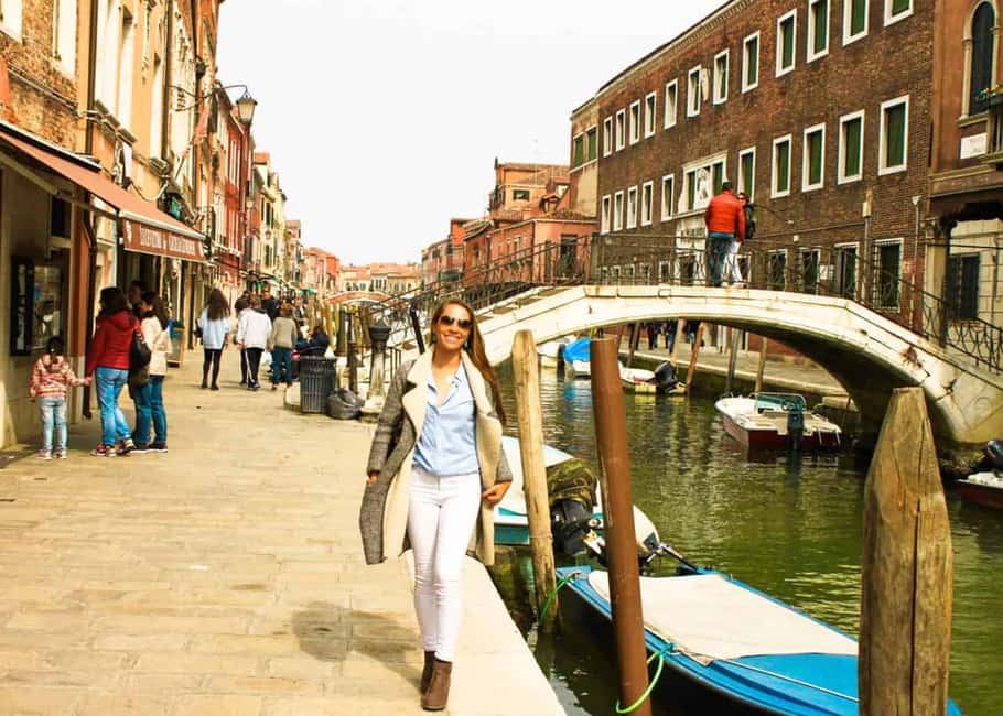 From Venezia: Murano, Burano, and Torcello Self-Guided Tour - Burano lace and colorful streets, plus cake