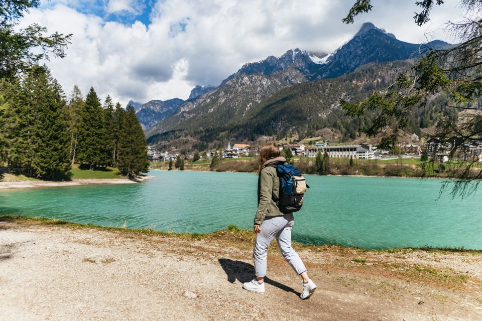 From Venice: Cortina and Dolomites Mountains Day Trip - First Stop Energy: Lake Santa Croce and Pieve di Cadore