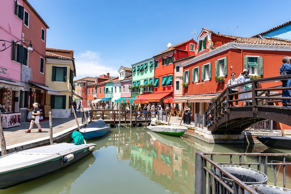 Full-day boat tour to Murano Burano Torcello from Chioggia - Burano: colorful houses, lace culture, and the optional fish lunch