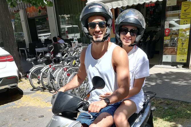 Full Day Venice Scooter Rental - The Mose Flood-Protection Project and Late-Day Beach Time