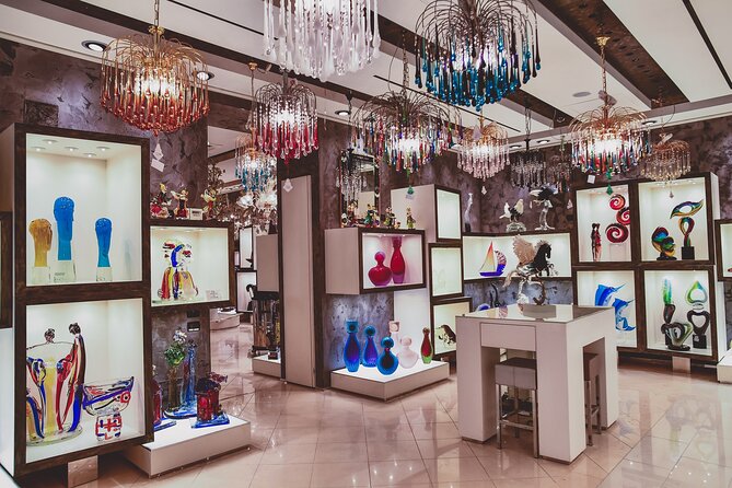Grand Canal, Murano Glass Factory + glass blowing experience! - The Showroom and Gift Shop: Enjoy It, Then Move On