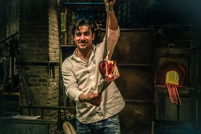 Murano Glass Blowing Demonstration - The Glass Cathedral - Stop 1: The Glass Cathedral Santa Chiara (Your Seat, the Sound, the Craft)