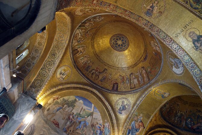 Private Doge's Palace & St Mark's Basilica After Hours Night Tour - St. Mark’s Basilica after closing: mosaics with the lights turned on