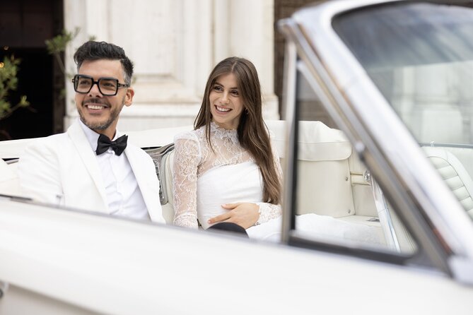 Rent the perfect car for your Wedding - A Private Wedding Drive That Starts (and Ends) at Piazzale Roma