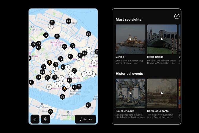Self Guided Tours Venice With 100 Captivating Audio Stories - How the audio guide works as you walk