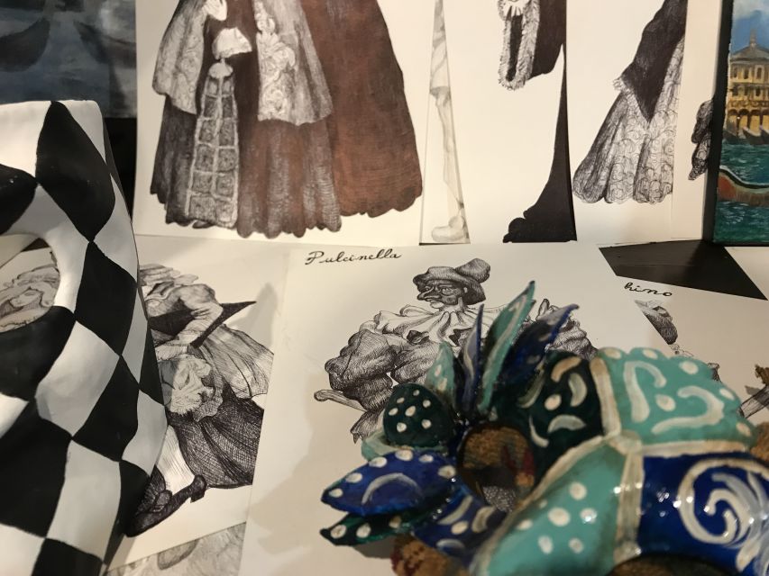Venice: 2-Hour Masks & Puppets Tour for Children - Making a mask in the atelier: what you can expect