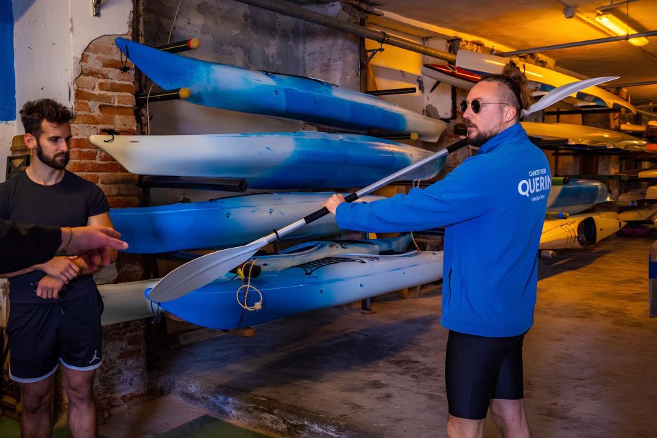 Venice Beginner's Kayak Tour in the Medieval Arsenal - What’s Included: The Stuff That Makes the $71 Work