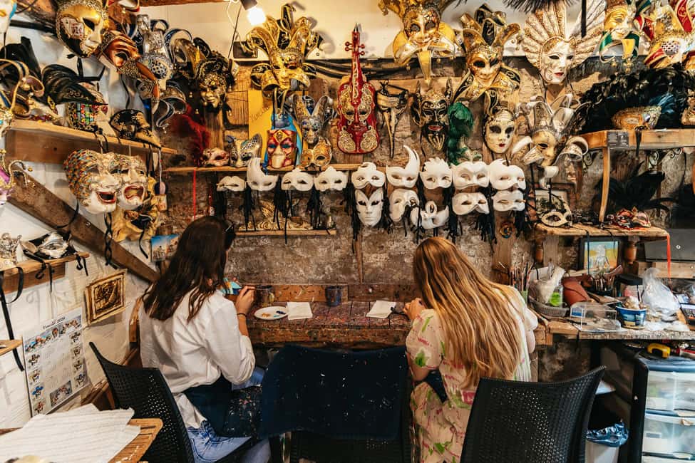 Venice: Carnival Mask Workshop - The setting near San Marco and the Doge’s Palace prison vibe