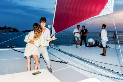 Venice: Catamaran Sunset Jazz Cruise with Aperitivo - The route: San Marco Bay, Giudecca, and heading toward Lido