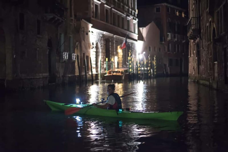 Venice: Night + Sunset Kayak Tour Kayak in the Canals - Key moments that make this tour worth your time