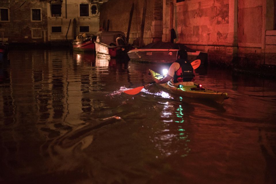 Venice: Night + Sunset Kayak Tour Kayak in the Canals - Safety and gear: the practical reason this night tour feels comfortable